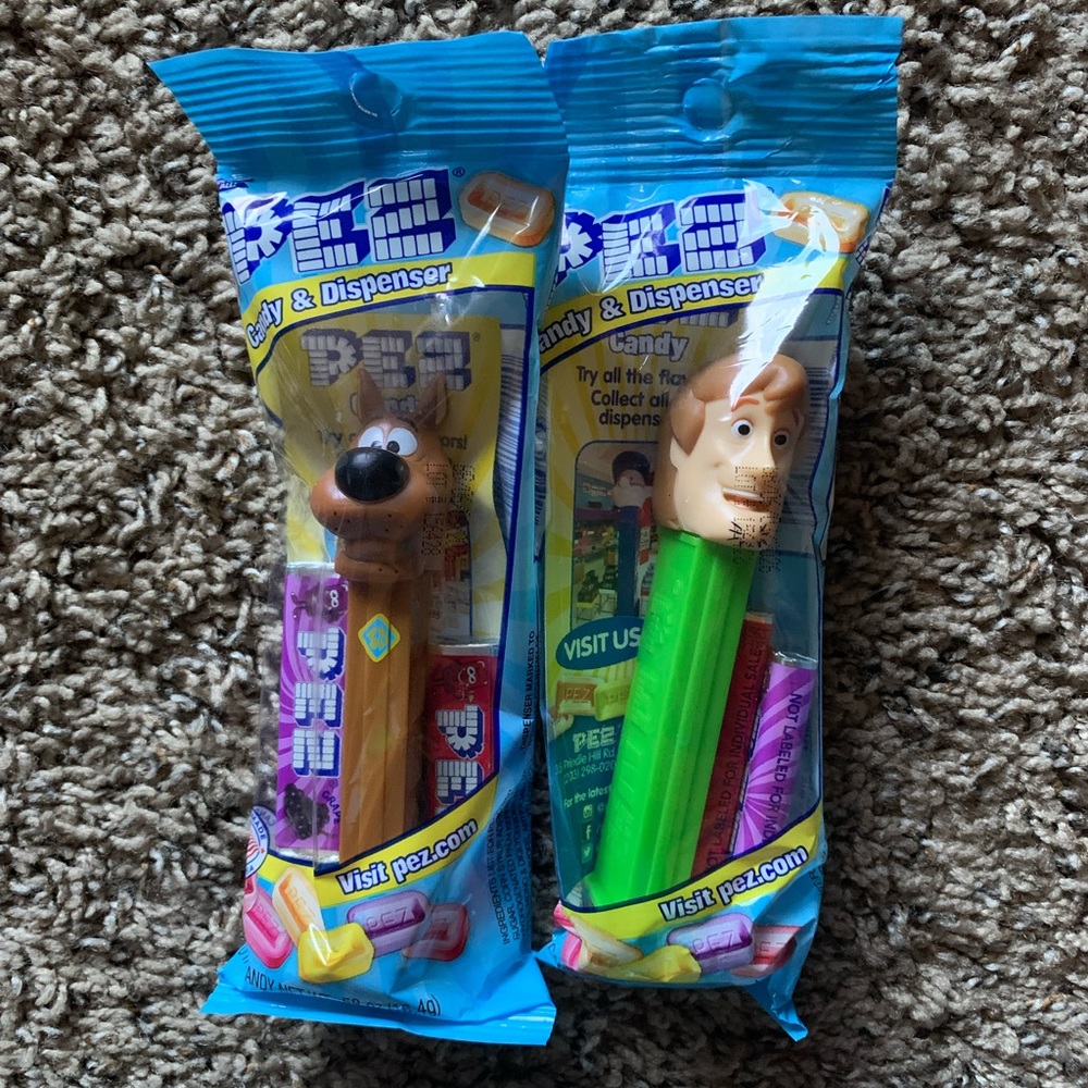 Scooby and Shaggy PEZ dispensers
